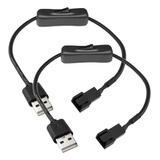 Gebildet Paquete De 2 Adaptadores De Corriente Usb A 3 Pines