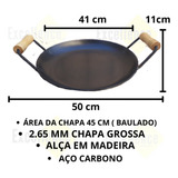 Picanheira Disco Arado Churasqueira 45 Cm, Grande  