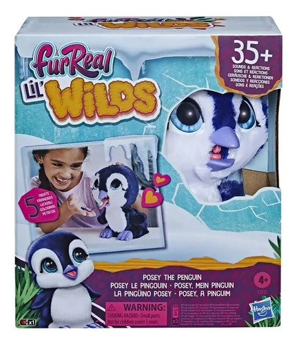 Furreal Lil' Wilds La Pingüino Posey Con Mas De 35 Sonidos