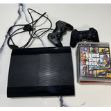 Playstation 3 Slim 500gb Dos Controles Y 10 Juegos