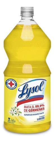 Lysol Limpia Pisos Limon 1800 Cc