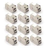 Conectores Keystone Blindados Rj45 Cat6a Paquete De 12,...