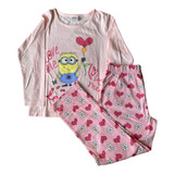 Pijama Minions - Manga Larga - Talla 6