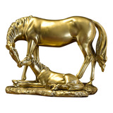 Elegante Escultura De Caballo Para Decoración De Oficina En