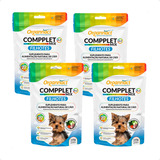4 Compplet Mix Filhotes Organnact Suplemento Para Cães 120g