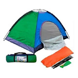 Carpa Camping 6 Personas Acampar Aventura Carpa Colores 