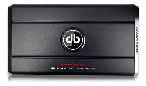 Amplificador Db Drive Spro2500.4  4 Canales  2500w Clase A/b