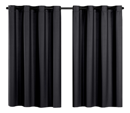 Cortina Blackout De Pvc 2,80m X 1,60m Preta Corta Luz 