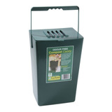 Bosmere K783 Kitchen Compost Caddy, Mediano, Verde