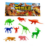 30 Animales Selva Y  Dinosaurios Juguete Piñata Souvenir 