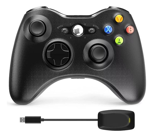 Joystick Compatible Xbox Pc Genérico Inalámbrico + Receptor