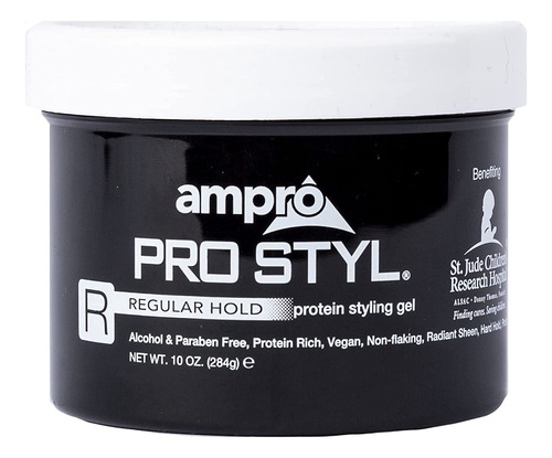 Ampro Pro Styl Gel De Peinado De Proteínas Super Hold 10 Onz