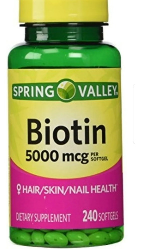 Biotina 5,000 Mcg 240 Capsulas