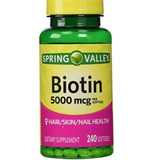 Biotina 5,000 Mcg 240 Capsulas