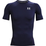 Ua Hg Armour Comp Ss Camiseta De Compresión Azul De Hombre P