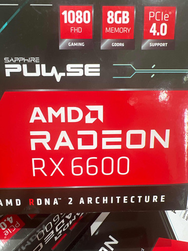 Placa De Video Amd Radeon Rx 6600 8gb