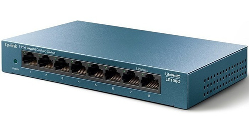 Switch 8 Puertos Tp-link Litewave Ls108g Gigabit 10/100/1000