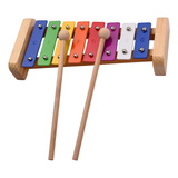 Xilofono Infantil Madera Didactico 8 Notas Montessori