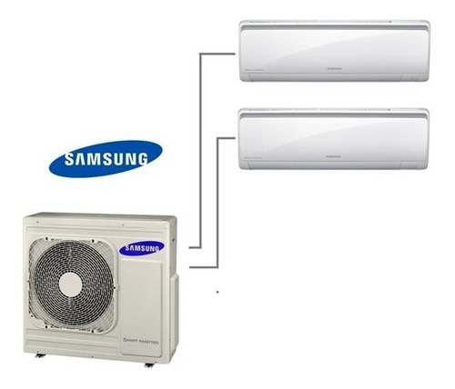 Aire Multisplit Samsung Inverter 2a1 3000 + 3000fg Ue 6,8kw 