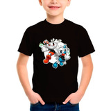 Polera Estampada Niño Cuphead Juego 2022 100% Algodón 072