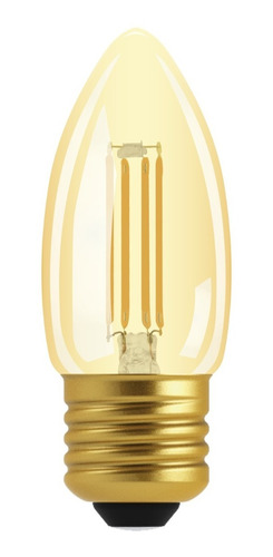 Lampara Led Vintage Osram Filamento Vela 4.5w E27 - Pack X20