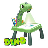 Mesa Projetora Infantil Desenho Interativo Música Dino Fofo