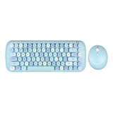 Mofii Candy Teclado Ratón Combo Inalámbrico 2.4g Color Mixto