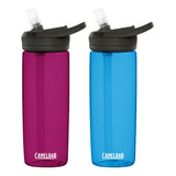 Pack 2 Botellas Eddy+ Camelbak 0.6l True Blue / Deep Magenta