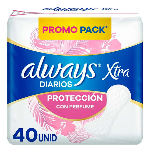 Always Protectores Diarios Liners Con Perfume 40 Unidades