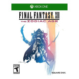 Final Fantasy Xii: The Zodiac Age  Final Fantasy Xii Standard Edition Square Enix Xbox One Físico