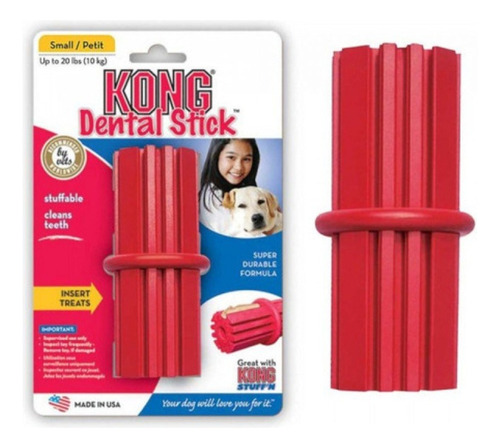 Kong Dental Stick S Juguete Masticación Limpieza Dient Perro