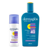 Dermaglós Combo Protección Solar Corporal Y Facial Tono 2