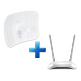 Paquete De Litebeam M5 23 + Router 840n Tplink Tl-wr840n