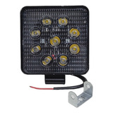 Faro Universal Cuadrado 16 Led 12v/24v 48w - Linea Pesada