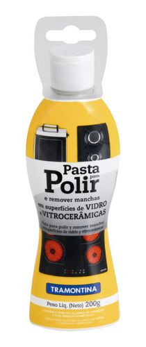 Pasta Limpeza Polir Remover Manchas Vidro Ou Vitrocerâmicas