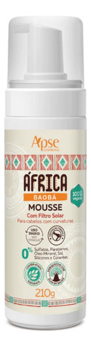 Mousse Ação Condicionante Africa Baoba Apse 210ml Vegano