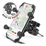 Suporte Celular Moto Com Carregador Universal Usb Garra X