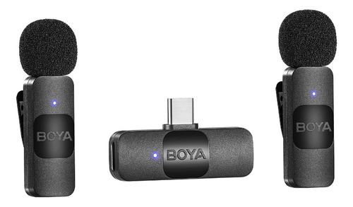 Micrófono Lavalier Inalámbrico Boya By-v20 Para Android Tipo