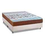 Cama Box Casal: Colchão Espuma Kappesberg D40 Sonolev+base 