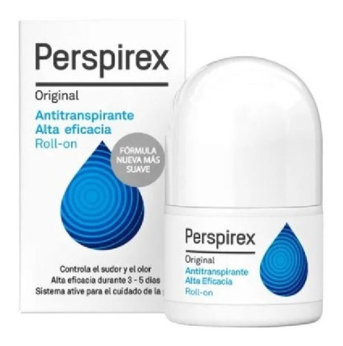 Antitranspirante Roll On Perspirex Original 20 Ml