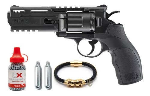 Pistola Umarex Brodax Revolver Postas Balines Co2 Bbs Mxp