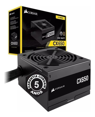 Fonte Gamer Corsair 650w Cx650 80 Plus Bronze  Cp-9020278