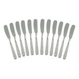 Espatula / Palita Para Untar Rayado Acero Inox  Pack X 12