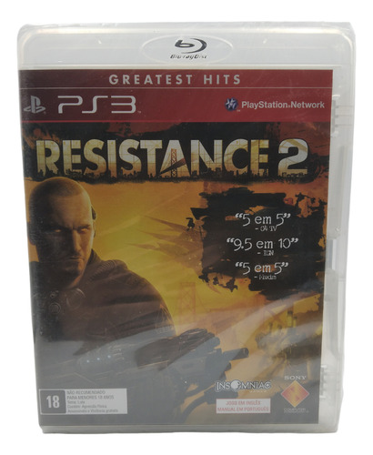 Game Resistance 2 Original Ps3 Novo Lacrado Físico 