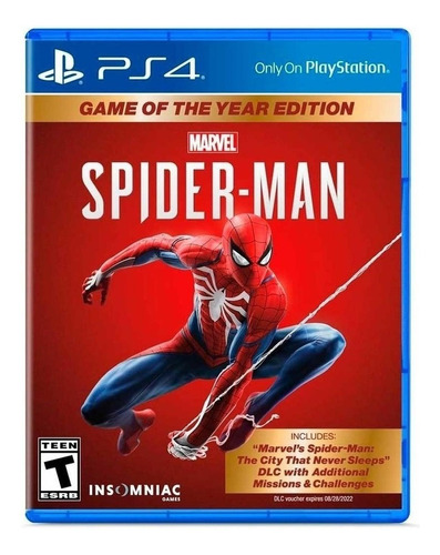 Marvel's Spider-man Game Of The Year Edition Ps4 / Físico