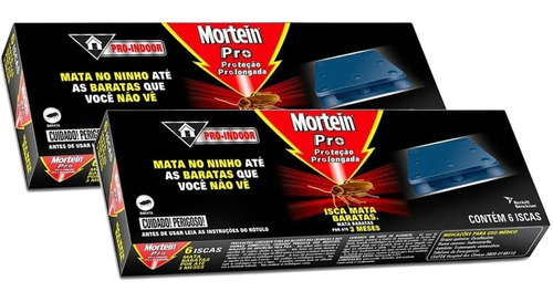 Inseticida Isca Mata Baratas Mortein Pró Caixa 12 Unidades