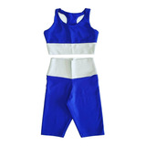 Conjunto Esportivo Infantil Ciclista + Top Jrabbit Azul