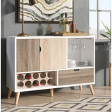 Mueble Madera Buffet Bar Cantina Rogerson Muebles  Comedor