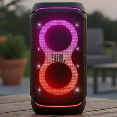 Bocina Jbl Partybox Stage 320 Portátil Bluetooth Waterproof Negro