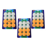 Pelota De Pin Pong Mesa Tenis Blancas Y Naranja 36 Pelotas